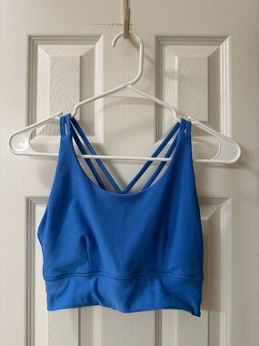 Blue Sports Bra